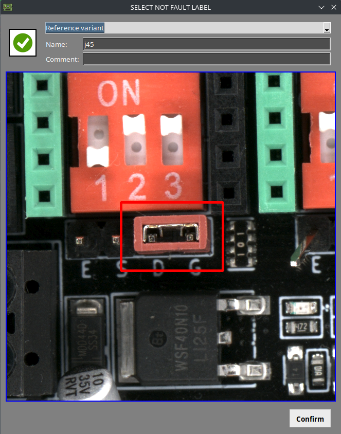 Classification panel