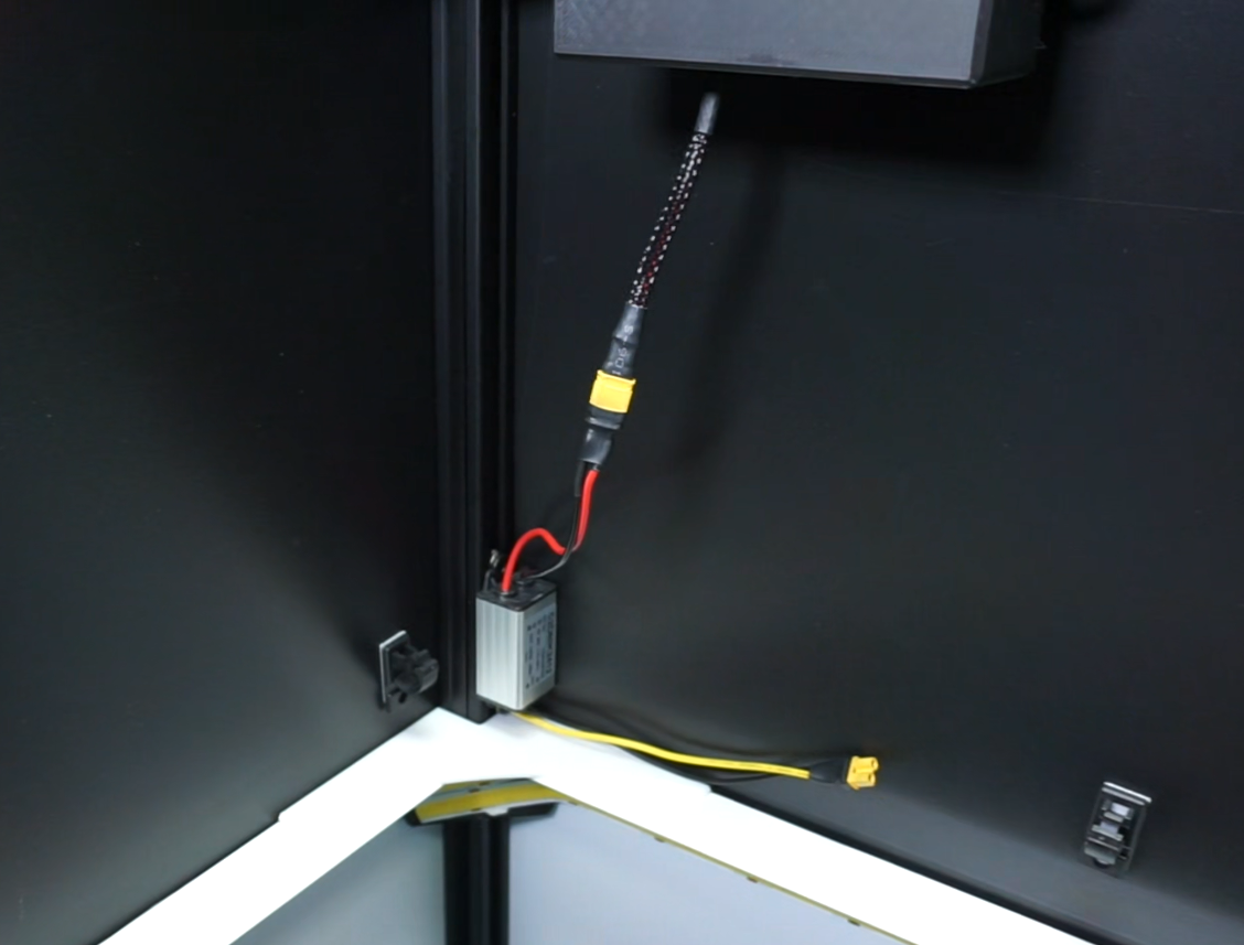 DC converter installed