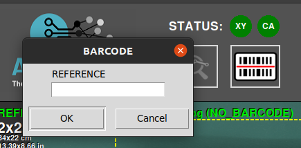 Barcode REFERENCE loading