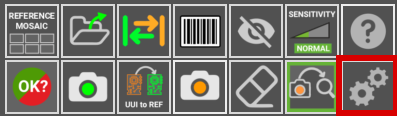 Settings button
