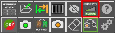 Sensitivity button