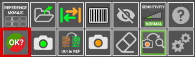 Finish inspection button